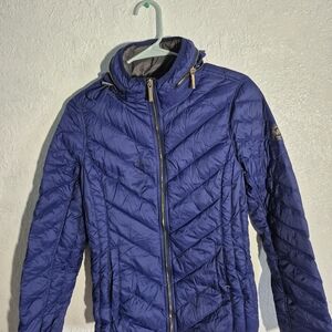 Michael Kors Royal Blue Puffer Jacket